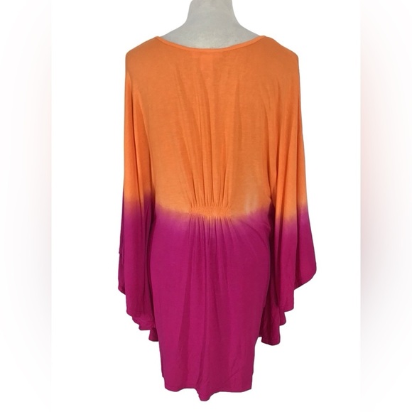 Lucky & Coco Boho Ombre Tie Dye Cover Up Women’s Size Small - Picture 4 of 6